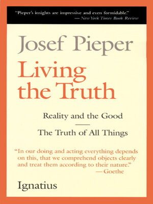 cover image of Living the Truth